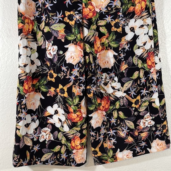 INC International Concepts Floral Print Crop High-Rise Wide Leg Pants Sz 10 New - Picture 7 of 12